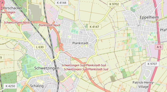 Bicycle workshop on map