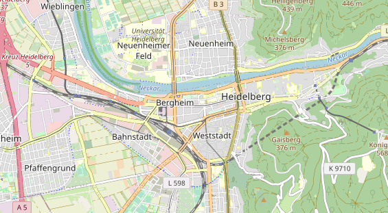 Bicycle workshop on map