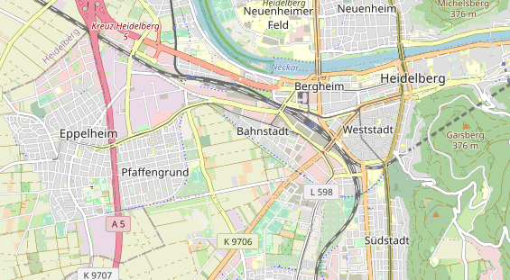 Bicycle workshop on map