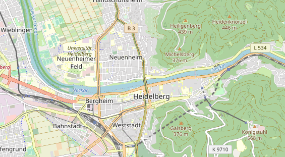 Bicycle workshop on map