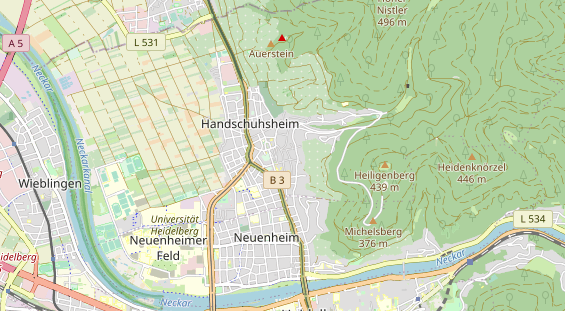 Bicycle workshop on map