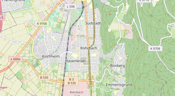 Bicycle workshop on map