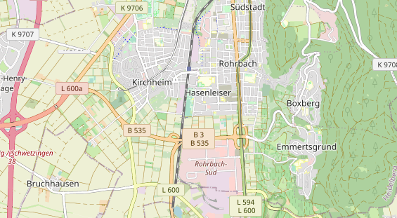 Bicycle workshop on map