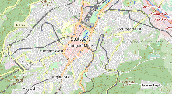 Bicycle workshop on map