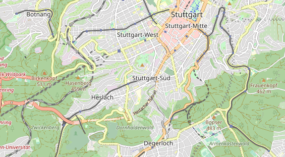 Fahrradwerkstatt auf Karte