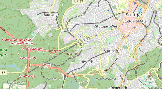 Bicycle workshop on map