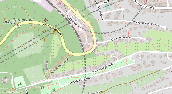 Fahrradwerkstatt auf Satellitenbild
