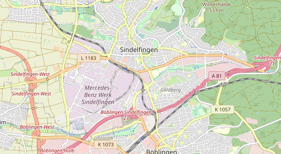 Bicycle workshop on map