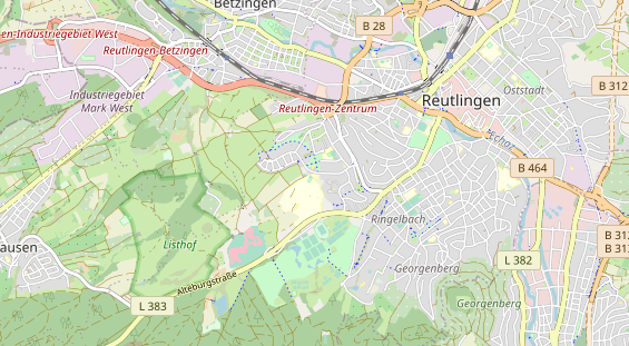 Fahrradwerkstatt auf Karte