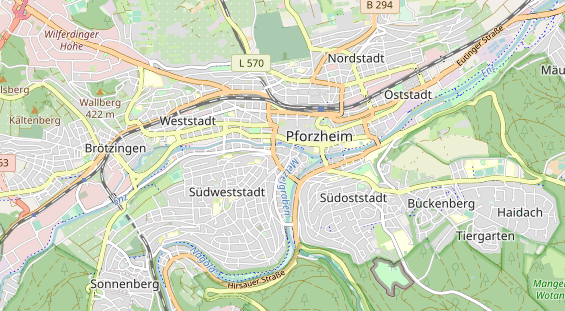 Bicycle workshop on map