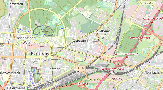 Bicycle workshop on map