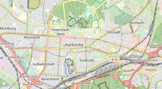Bicycle workshop on map