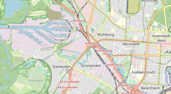 Bicycle workshop on map