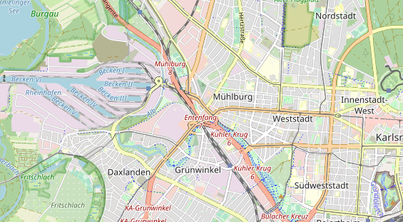 Bicycle workshop on map