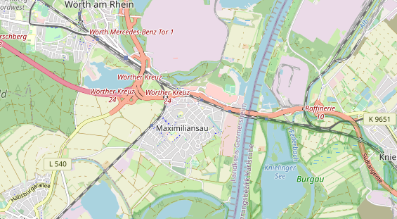Bicycle workshop on map