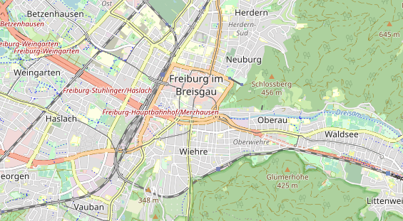 Bicycle workshop on map