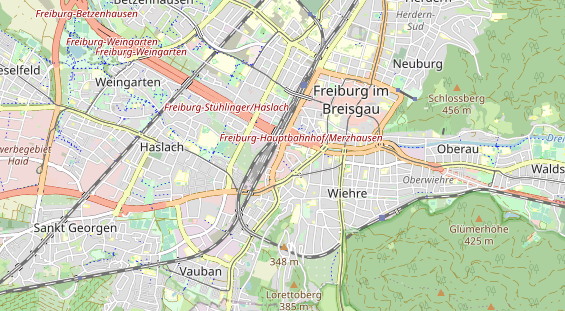 Bicycle workshop on map