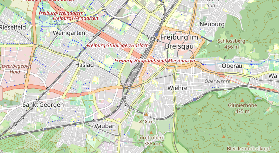 Bicycle workshop on map