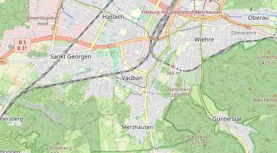 Fahrradwerkstatt auf Karte