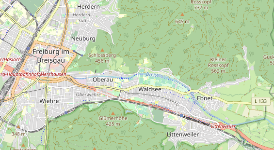Bicycle workshop on map