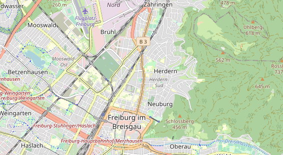 Bicycle workshop on map