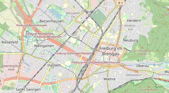 Fahrradwerkstatt auf Karte