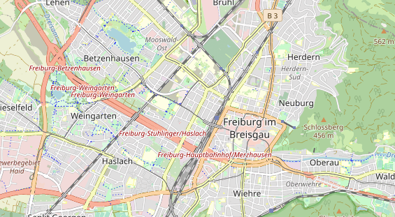 Fahrradwerkstatt auf Karte