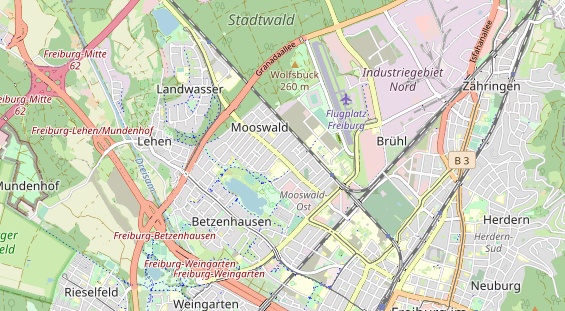 Bicycle workshop on map
