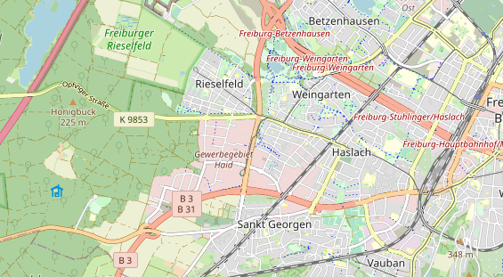 Fahrradwerkstatt auf Karte