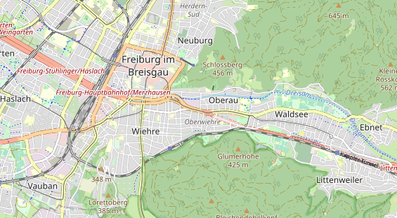 Bicycle workshop on map