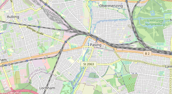 Bicycle workshop on map