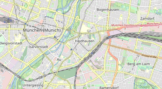 Bicycle workshop on map