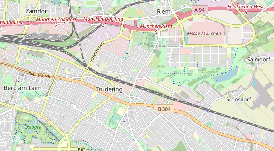 Bicycle workshop on map