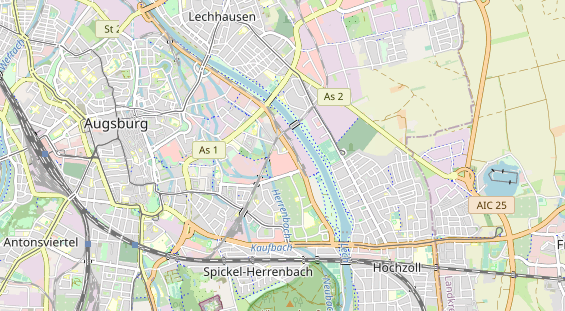 Bicycle workshop on map