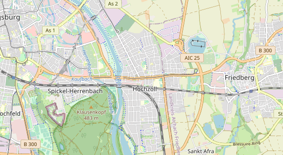 Bicycle workshop on map
