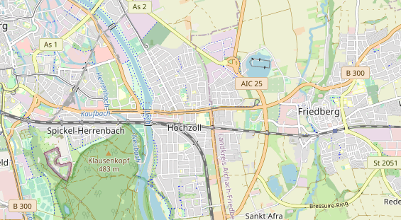 Fahrradwerkstatt auf Karte
