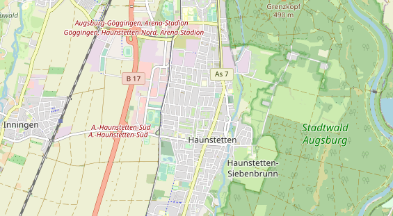 Fahrradwerkstatt auf Karte
