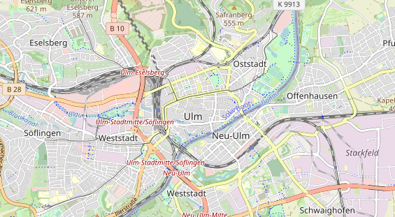 Bicycle workshop on map