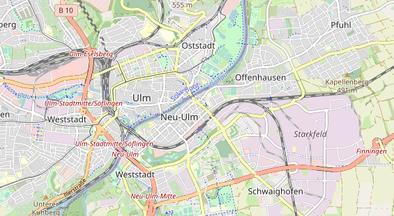 Bicycle workshop on map