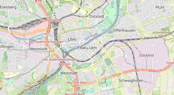 Bicycle workshop on map