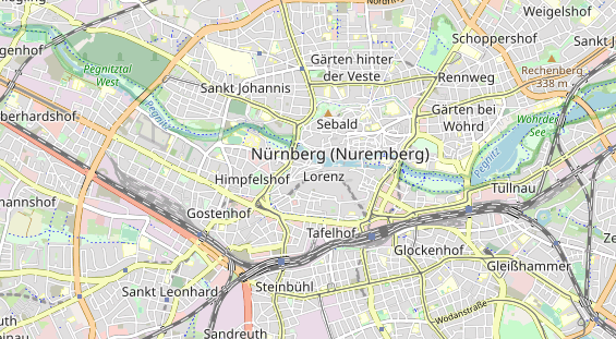 Bicycle workshop on map