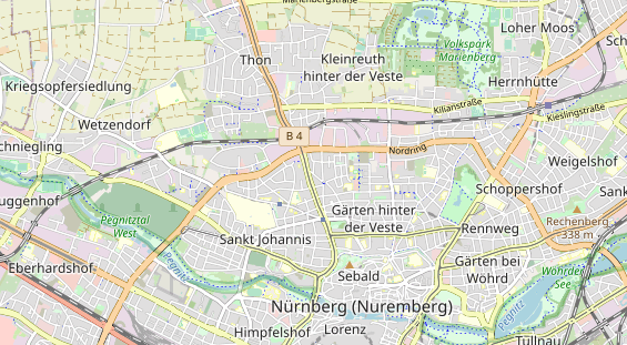 Bicycle workshop on map