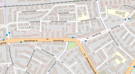 Fahrradwerkstatt auf Karte