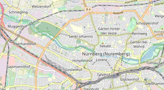 Bicycle workshop on map