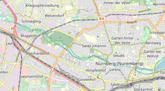 Bicycle workshop on map