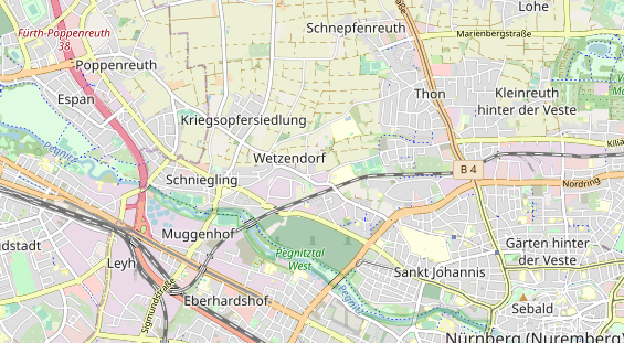 Bicycle workshop on map