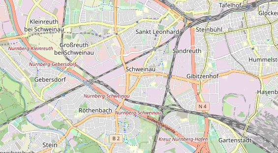 Bicycle workshop on map