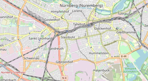 Bicycle workshop on map