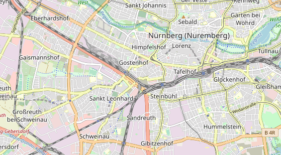 Bicycle workshop on map