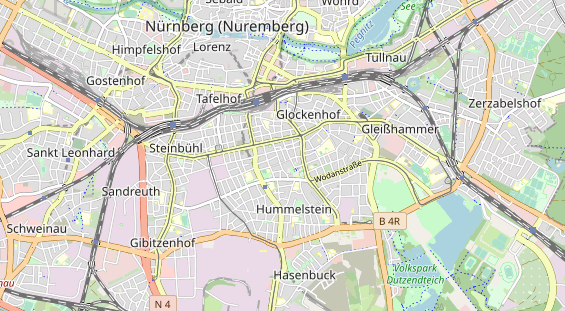 Bicycle workshop on map